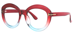 Camilla Cateye Red Glasses2