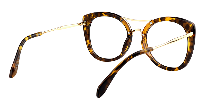 Aviator Tortoise Glasses | Zeelool Eyeglasses5