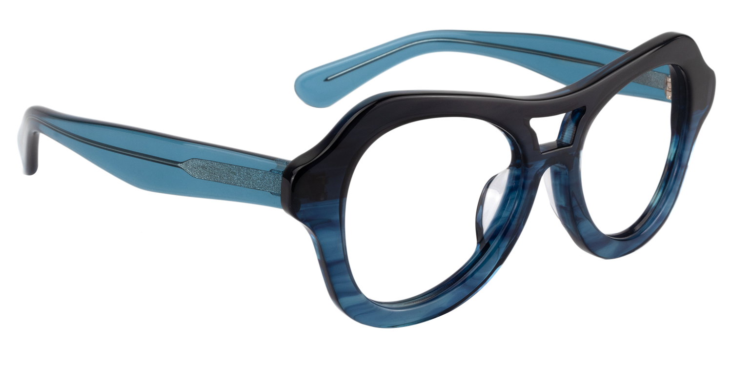 Aviator Blue Glasses | Zeelool Glasses3
