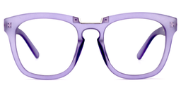 Noreen Rectangle Purple Glasses0