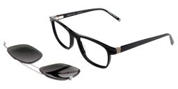 Adolf Aviator Clip-On Black Glasses5