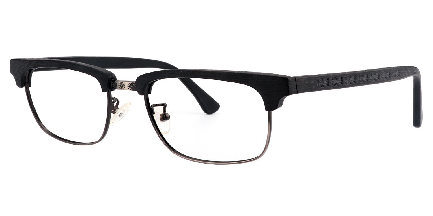 Browline Black Glasses | Zeelool Glasses3