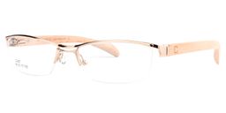 Dolly Rectangle Gold Glasses2