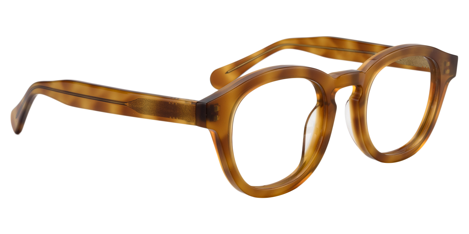 Round Light Brown Glasses | Zeelool Glasses3