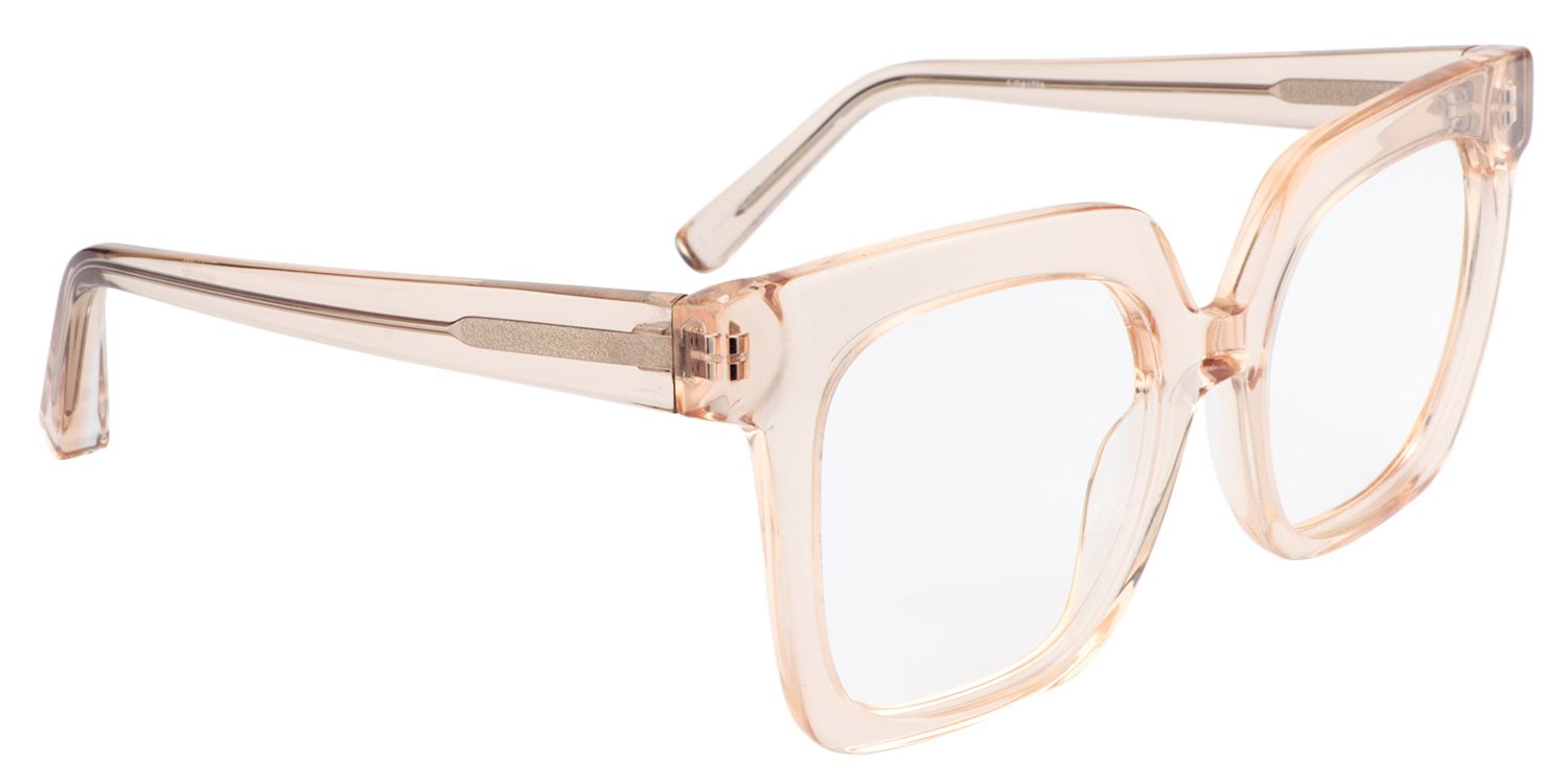 Square Beige Glasses | Zeelool Glasses3