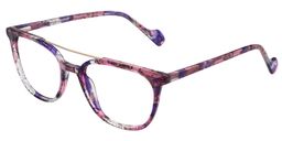 Tyra Aviator Pink Floral Glasses 2