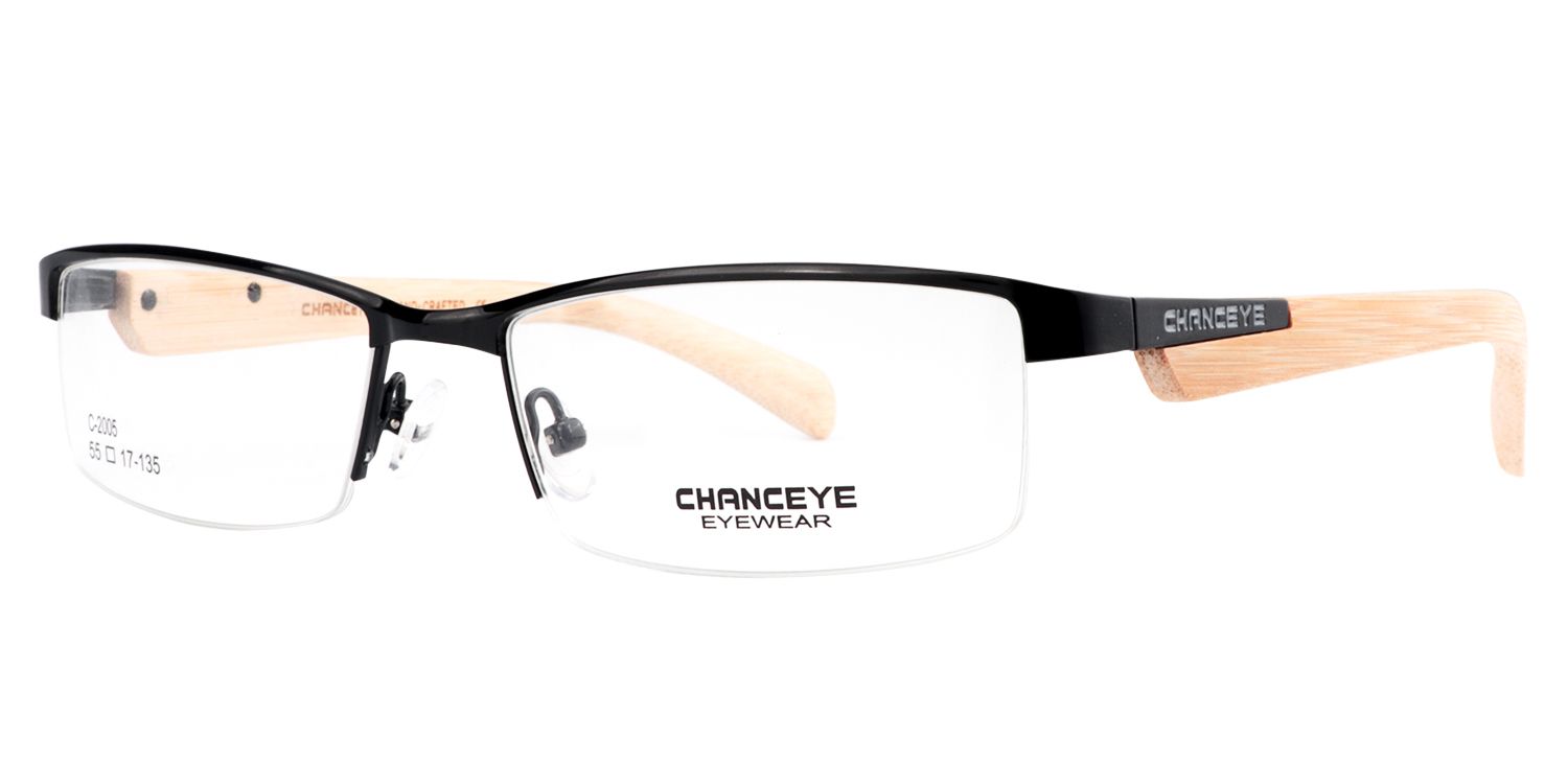 Rectangle Black Glasses | Zeelool Glasses3