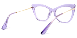 Indira Cat Eye Purple Glasses4