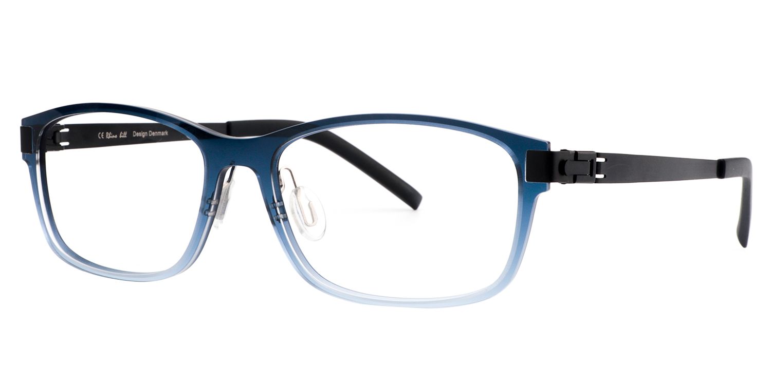 Rectangle Blue Glasses | Zeelool Glasses2