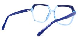 Norah Geometric Light-Blue Glasses4