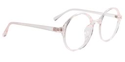Kay Clear Round Glasses 3