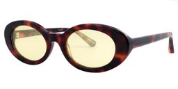 Calista Oval Tortoise Sunglasses3