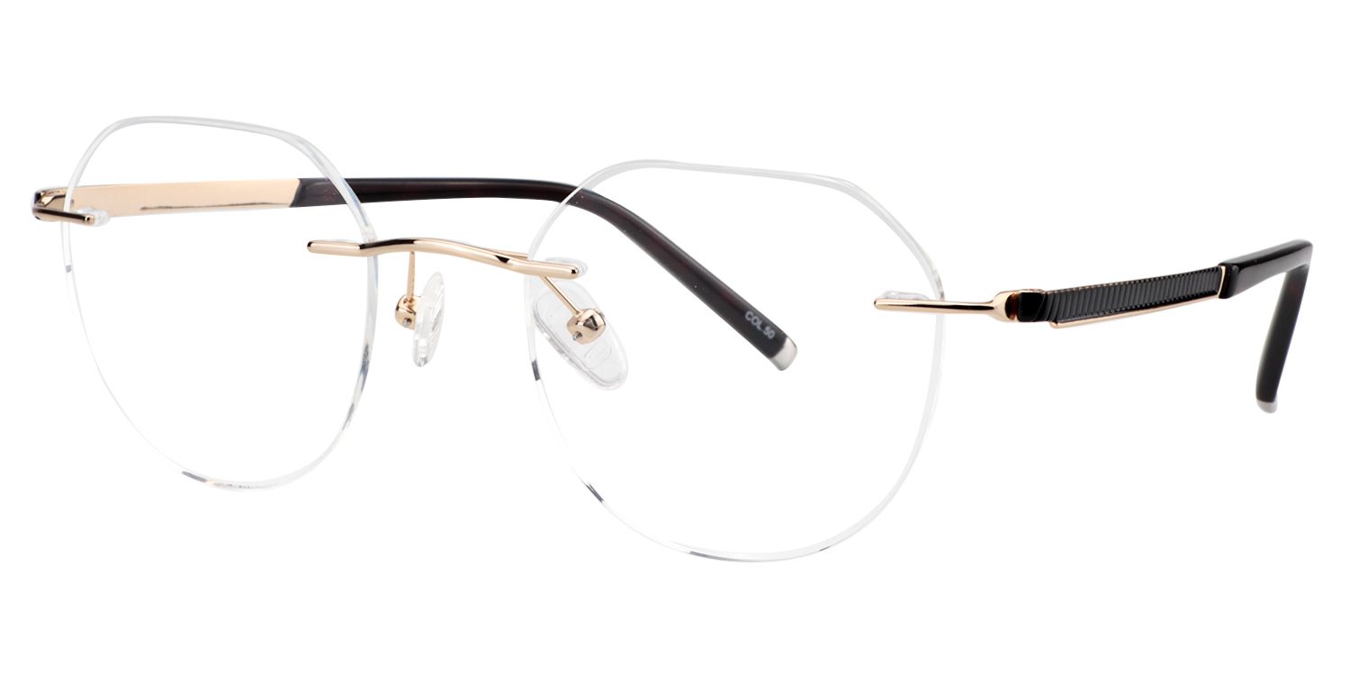 Round Gold Glasses | Zeelool Glasses2