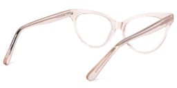 Caron Cat Eye Beige Glasses4
