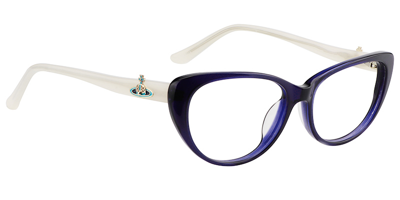Cateye Dark-Blue Glasses3