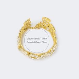 Glaring Occidental Style Golden Bracelet3