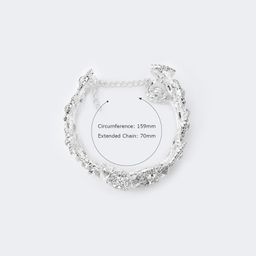 Glaring Occidental Style Silver Bracelet3