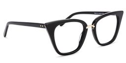 Tallulah Cat Eye Black Glasses2
