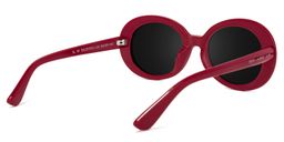 Elinor Oval Red Sunglasses4