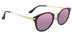 Shirley Round Black Sunglasses4