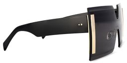 Shannon Square Black Sunglasses3