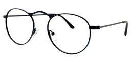 Adrian Round Dark Blue Glasses3