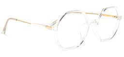 Tanner Geometric Clear Glasses2