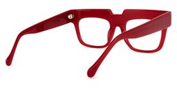 Travis Square Red Glasses4