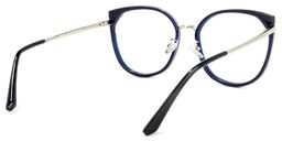 Yvette Cateye Dark-Blue Glasses4