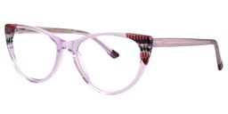 Tamara Cat Eye Purple Glasses2