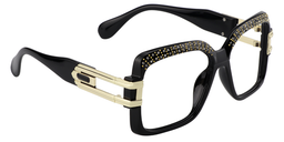 Quentin Square Black Glasses3