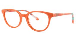 Dennise Square Orange Glasses2