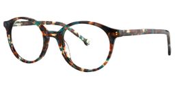 Dennielle Round Floral Glasses3