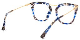 Yadiel Geometric Blue-Floral Glasses4