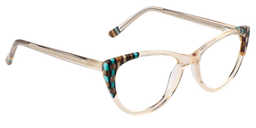 Tamara Cat Eye Beige Glasses3