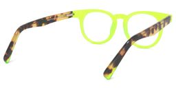 Yasser Round Green Glasses4