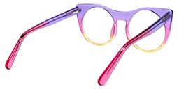 Zora Cateye Purple-Yellow Glasses4