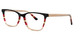 Lauren Rectangle Beige Glasses2
