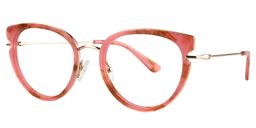 Alfonso Oval Pink Glasses2