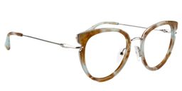 Alfonso Oval Light Blue Glasses3