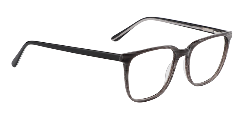 Rectangle Gray Glasses | Zeelool Optical3