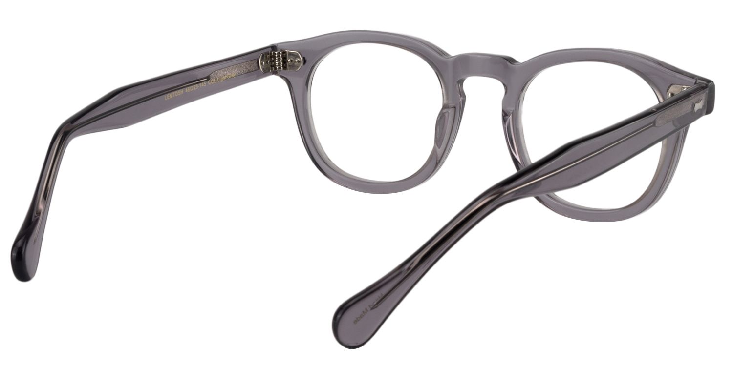 Square Gray Glasses | Zeelool Glasses5