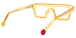 Gerri Square Orange Glasses4