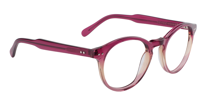 Round Purple Glasses | Zeelool Eyeglass Frames Online3