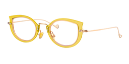 Alice Cat Eye Yellow Glasses2