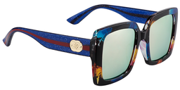 Damian Square Blue Tortoise Sunglasses3