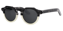Odom Round Black-Clear Sunglasses2