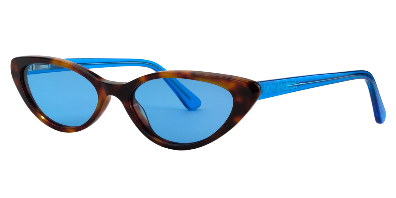 Oval Blue Sunglasses | Zeelool Sunglasses2