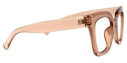 Malcolm Square Beige-Clear Glasses4