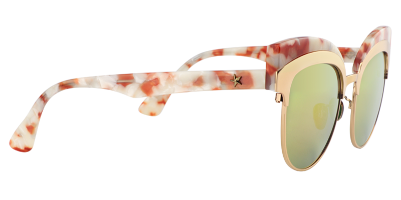 Browline Orange Sunglasses | Zeelool Sunglasses4